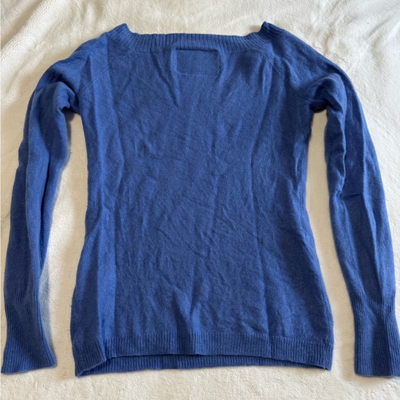100% cashmere cachemire Cashmire blue medium Old Navy - Picture 2 of 5